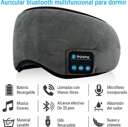 ANTIFAZ CON AURICULARES BLUETOOH