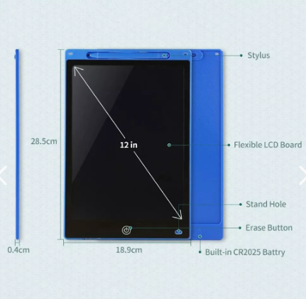 Tableta De Dibujos Para Niños Lcd 12