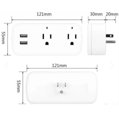 ENCHUFE INTELIGENTE DOBLE