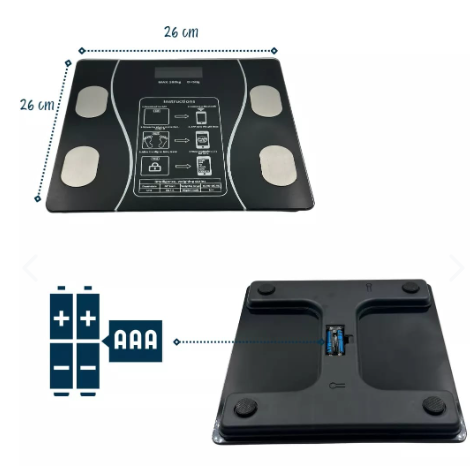 BASCULA INTELIGENTE BLUETOOTH