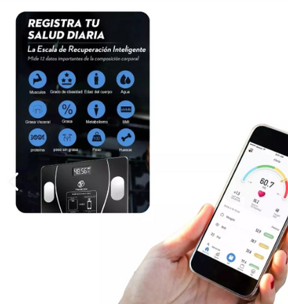 BASCULA INTELIGENTE BLUETOOTH