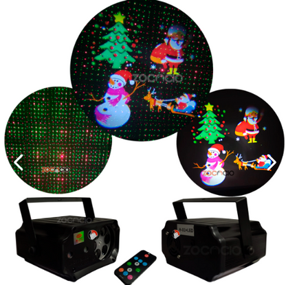 Proyector Laser Y Led Muñecos Navideños