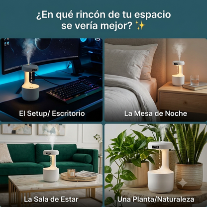 Lampara Antigravedad Humidificadora