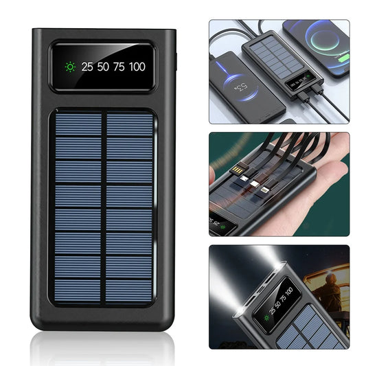 Power Bank Inteligente Carga Solar Portatil